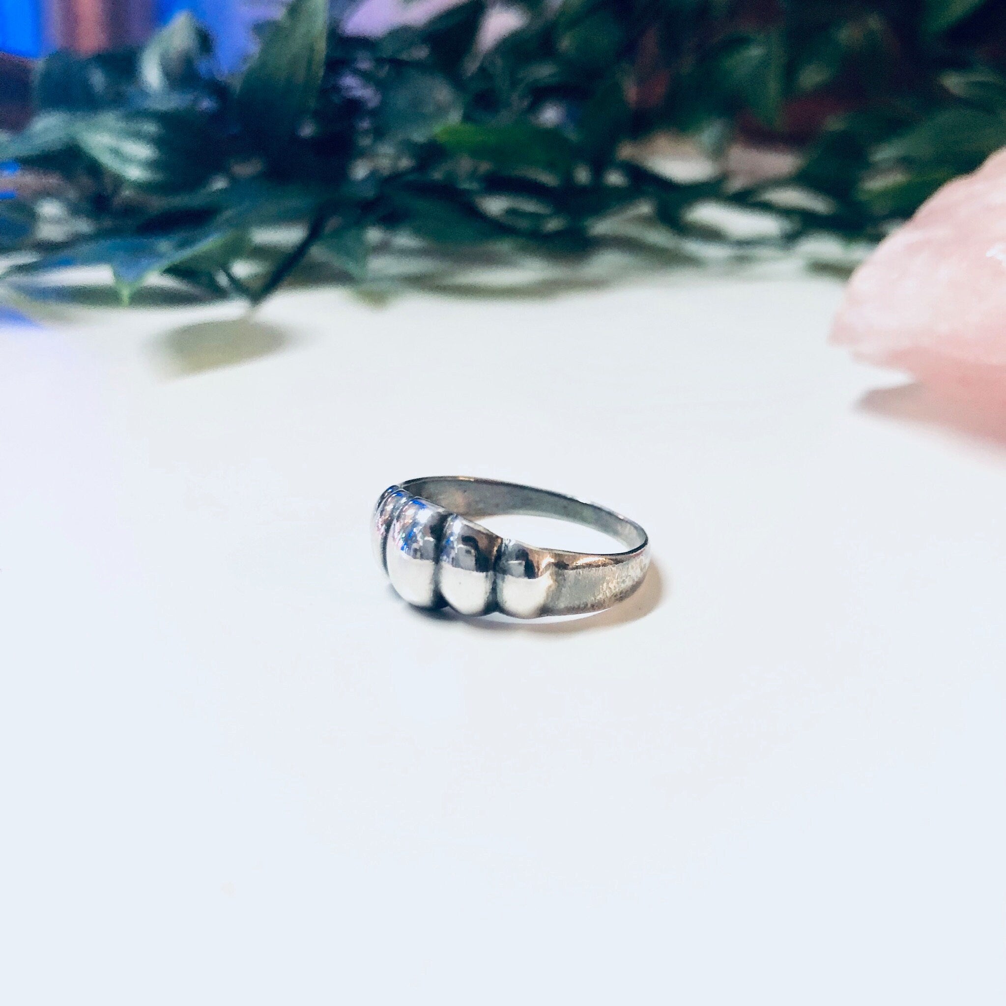 Vintage Silver Ring, Simple Jewelry, Unique Jewelry, Band Ring, 925 Ring, Minimalist Jewelry, Anniversary Gift, Ring for Mom, Sleek Jewelry