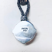Vintage Silver Pendant, Sarda Pendant, Vintage Pendant, Sarda Jewelry, 925 Pendant, Small Pendant, Unique Jewelry, Vintage Necklace, Rope