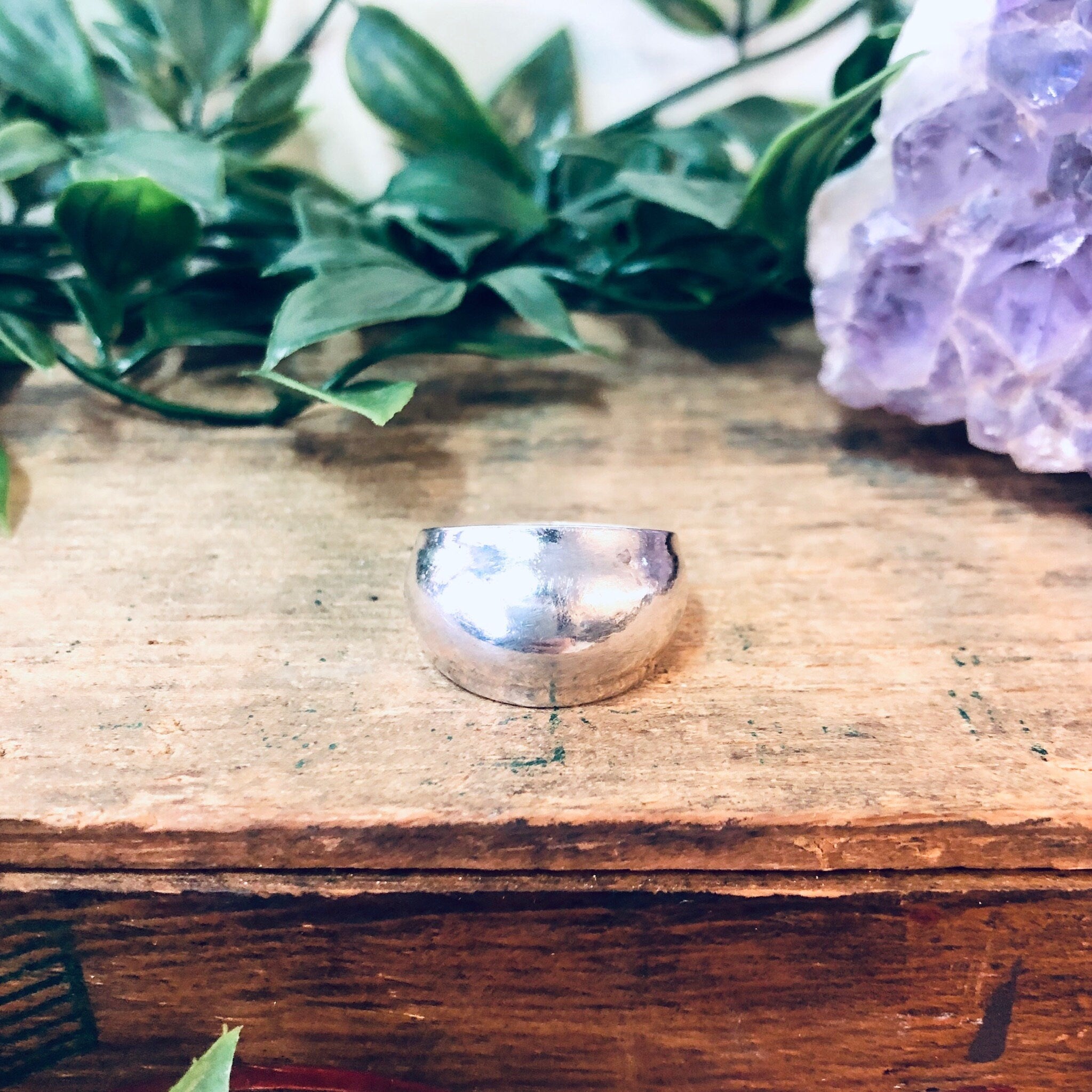 Vintage Silver Ring, Thick Band Ring, Simple Jewelry, Minimal Jewelry, Sleek Accessories, Unique Jewelry, Vintage Jewelry, Simple Design