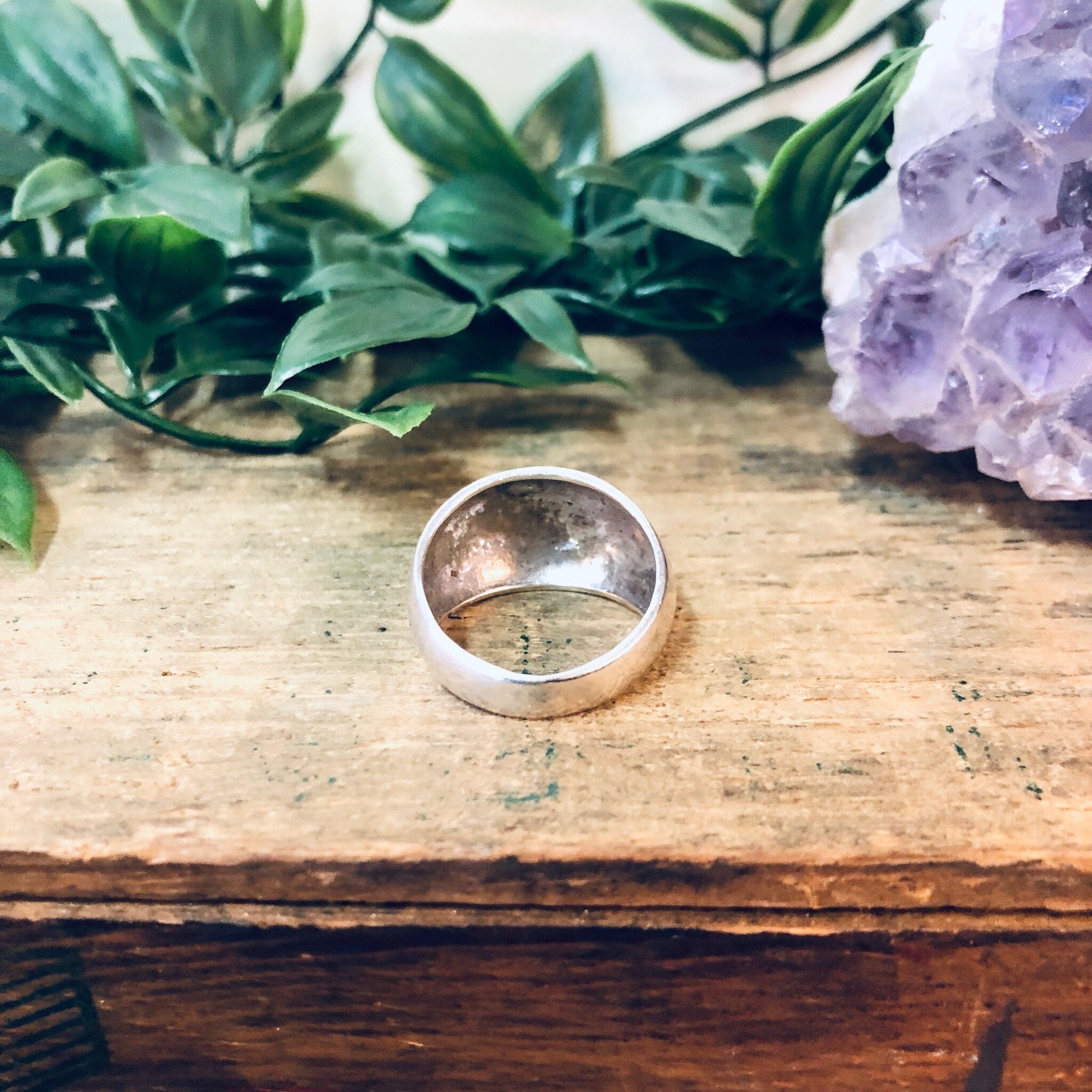 Vintage Silver Ring, Thick Band Ring, Simple Jewelry, Minimal Jewelry, Sleek Accessories, Unique Jewelry, Vintage Jewelry, Simple Design