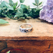 Vintage Silver Ring, Band Ring, Tribal Jewelry, Vintage Jewelry, Tribal Design, Skinny Band Ring, Unique Jewelry, Simple Jewelry, 925 Band