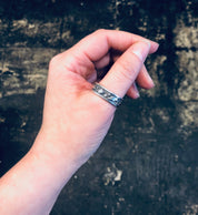Vintage Silver Ring, Silver Band Ring, Aquatic Ring, Dolphin Ring, Sun Jewelry, Ocean Jewelry, Vintage Jewelry, Thumb Ring, Skinny Band Ring