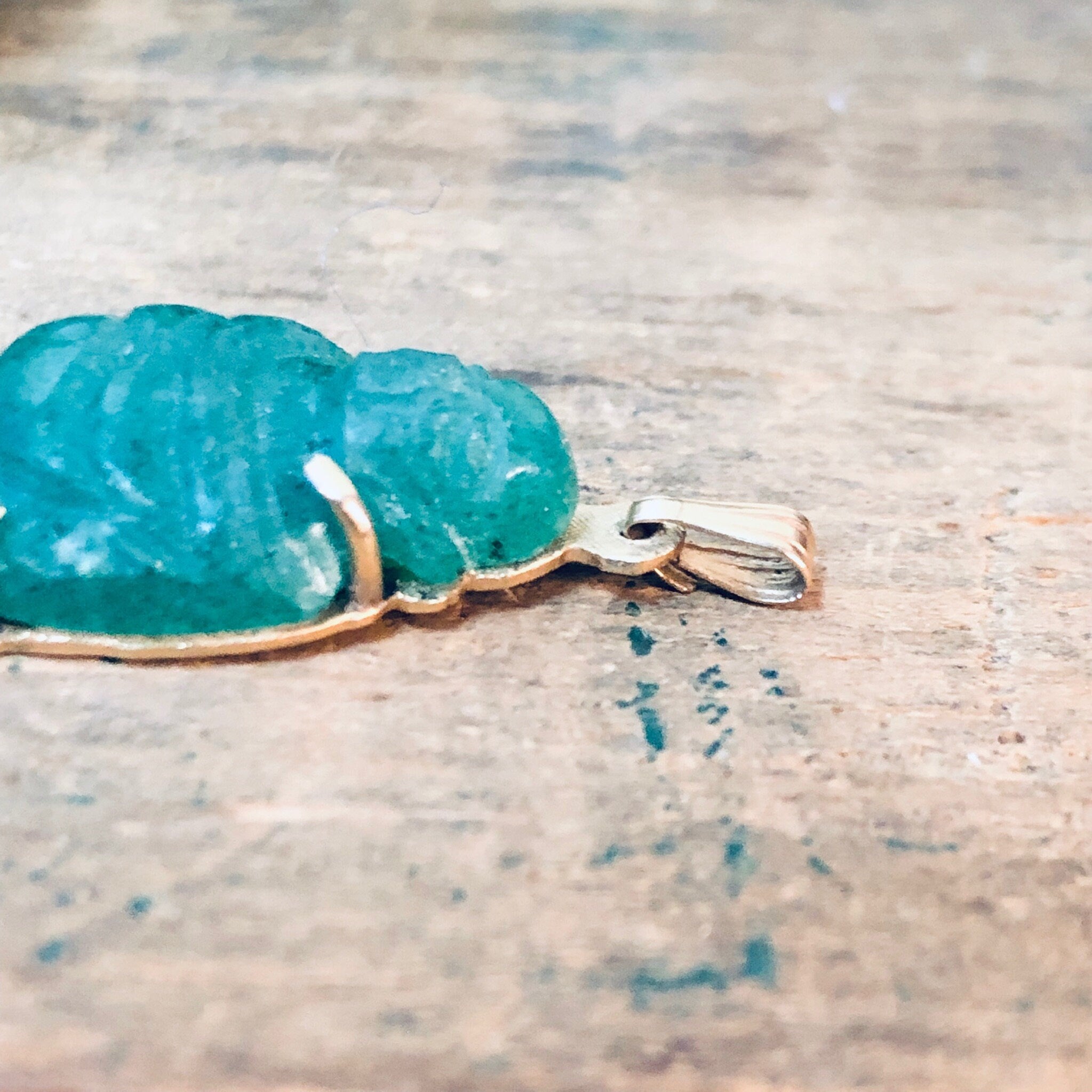 Vintage Gold Pendant, Buddha Pendant, Jade Buddha, Vintage Jade, 14K Gold, Gold Pendant, 14 Karat Gold, Buddha Jewelry, Small Pendant, Gold