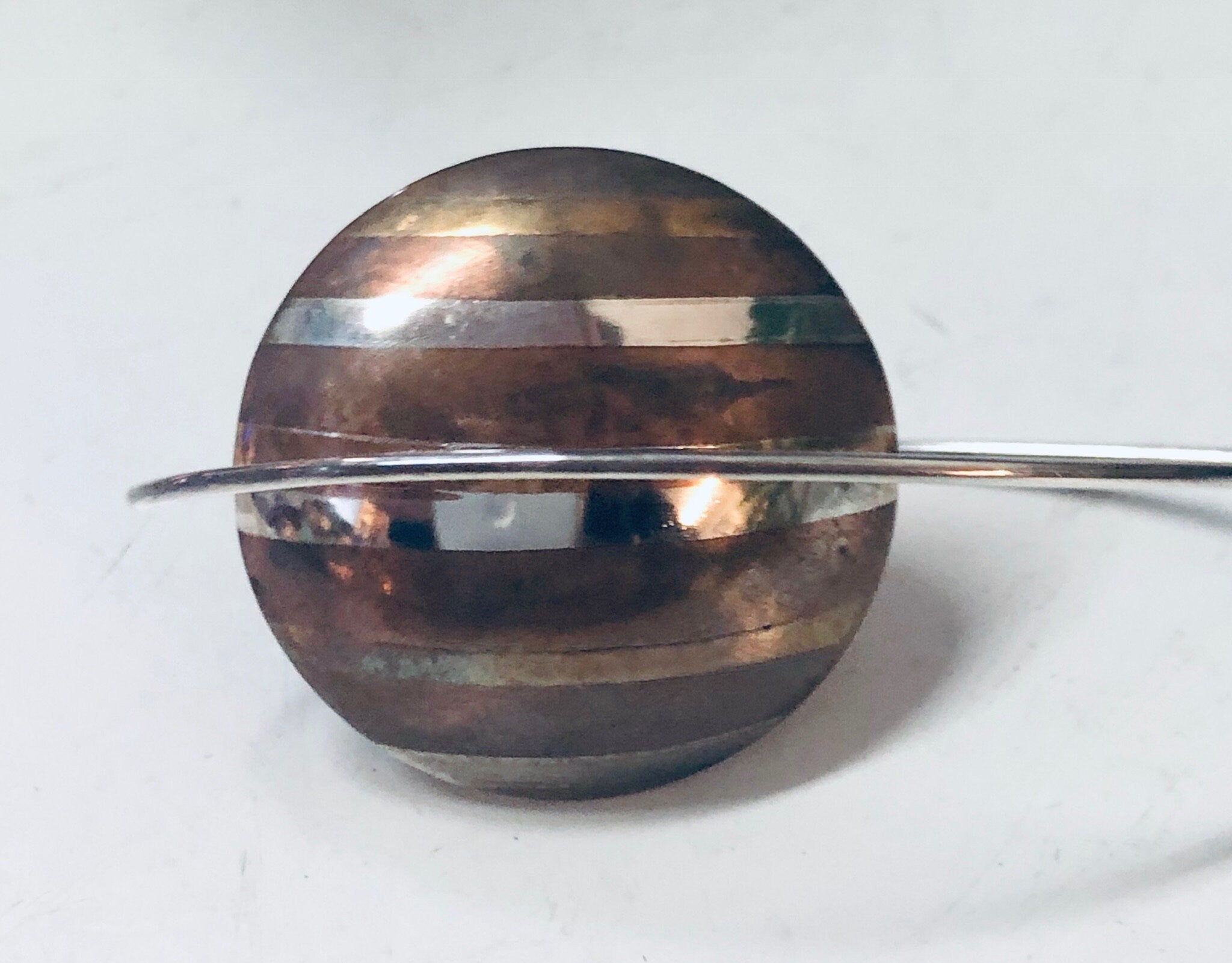 Vintage Earrings, Threader Earrings, Copper Earrings, Vintage Jewelry, Brass Jewelry, Unique Jewelry, Valentines Day Gift, Minimalist