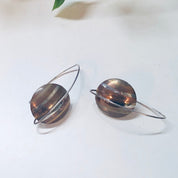 Vintage Earrings, Threader Earrings, Copper Earrings, Vintage Jewelry, Brass Jewelry, Unique Jewelry, Valentines Day Gift, Minimalist