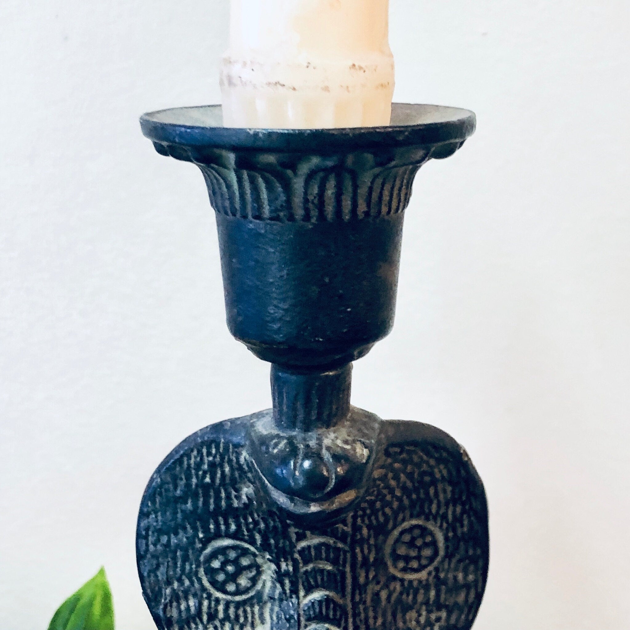 Candlestick Holder, Snake Candle Holder, Coiled Snake Decor, Vintage Home Decor, Unique Decor, Cobra Candle Holder, Metal Candle Holder