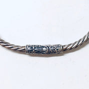 Vintage Silver Bracelet, Vintage Jewelry, Amethyst Bracelet, Unique Jewelry, Valentines Day Gift, 14 K Gold, Blue Stones, Cuff Bracelet