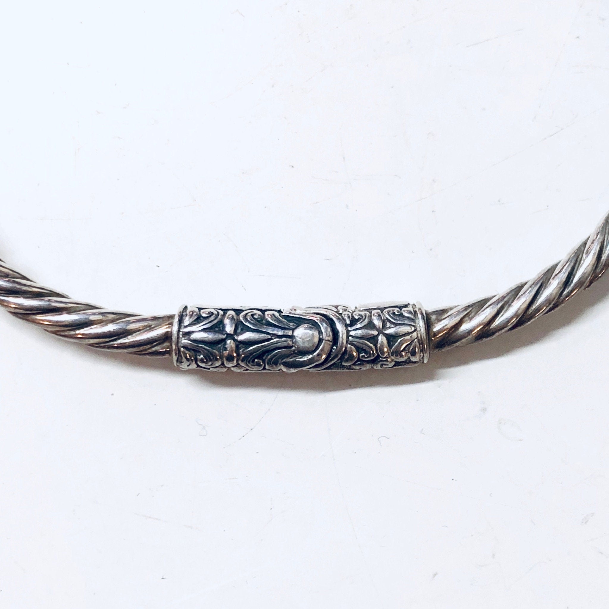 Vintage Silver Bracelet, Vintage Jewelry, Amethyst Bracelet, Unique Jewelry, Valentines Day Gift, 14 K Gold, Blue Stones, Cuff Bracelet