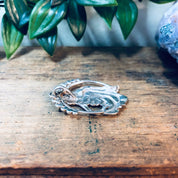 Vintage Silver Pendant, Witch Pendant, Sterling Silver, Vintage Jewelry, Goth Jewelry, Gothic Style, Moon Jewelry, Moon Phase Pendant