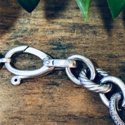 Vintage Silver Bracelet, Link Bracelet, Italian Jewelry, Vintage Jewelry, Simple Jewelry, Minimalist Style, Valentines Day Gift, 925