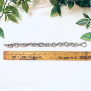 Vintage Silver Bracelet, Link Bracelet, Italian Jewelry, Vintage Jewelry, Simple Jewelry, Minimalist Style, Valentines Day Gift, 925