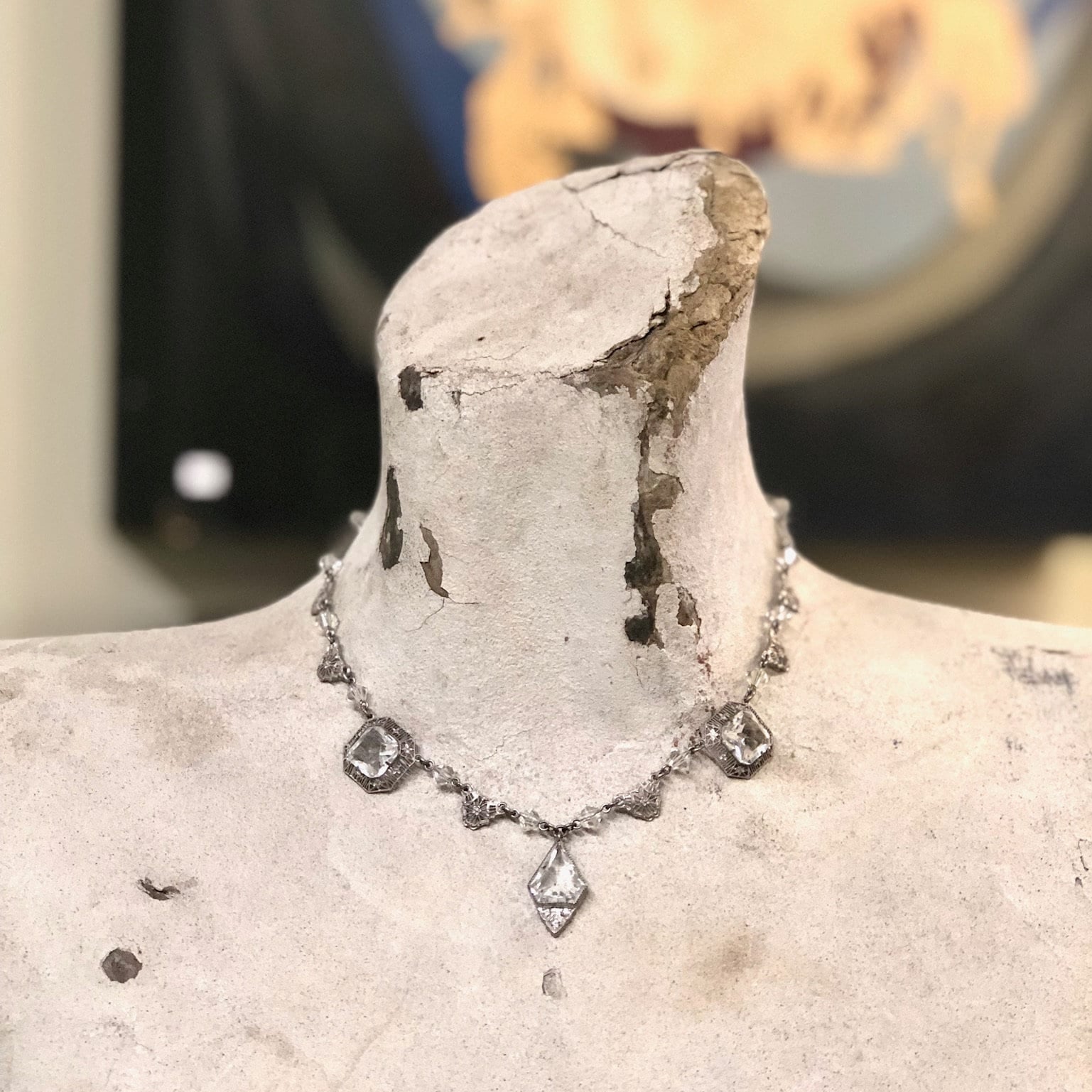 Vintage Silver Necklace, Ornate Necklace, Vintage Choker, Vintage Necklace, Vintage Jewelry, Wedding Jewelry, Bridal Jewelry, 925 Necklace