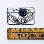 Flower Brooch, Vintage Brooch, Silver Brooch, Vintage Pin, Cut out Brooch, Flower Jewelry, Vintage Jewelry, Valentines Day Gift, Silver Pin