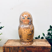 Russian Nesting Dolls, Set of 9 Nesting Dolls, Matryoshka Dolls, Signed Nesting Dolls, Hand Painted Doll, Vintage Toy, Collectible Toy