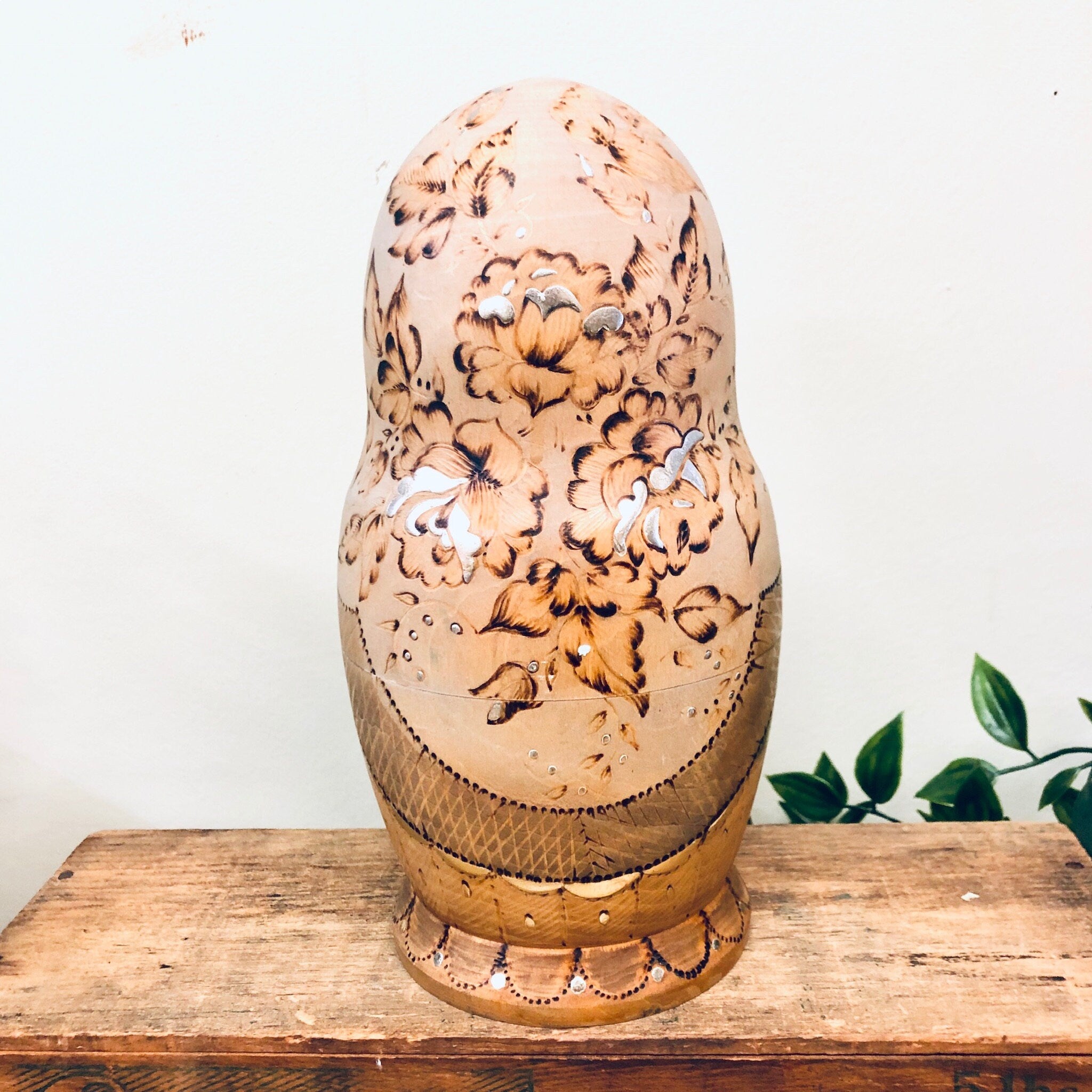 Russian Nesting Dolls, Set of 9 Nesting Dolls, Matryoshka Dolls, Signed Nesting Dolls, Hand Painted Doll, Vintage Toy, Collectible Toy