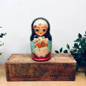 Russian Nesting Dolls, Set of 7 Nesting Dolls, Matryoshka Dolls, Signed Nesting Dolls, Hand Painted Doll, Vintage Toy, Collectible Toy