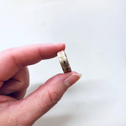 Vintage Gold Ring, Gold Toned Ring, Etched Ring, Small Ring, Band Ring, Vintage Jewelry, Valentines Day Gift, Promise Ring, Wedding Band,