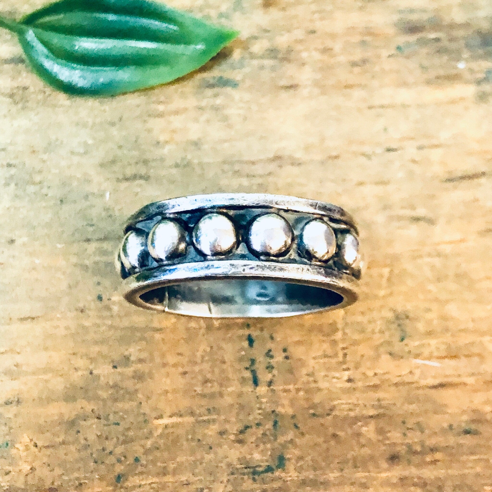 Vintage Tribal Ring, Band Ring, Large Ring, Thumb Ring, Vintage Jewelry, Valentines Day Gift, Gift for Dad, Ball Ring, Simple Jewelry, 925