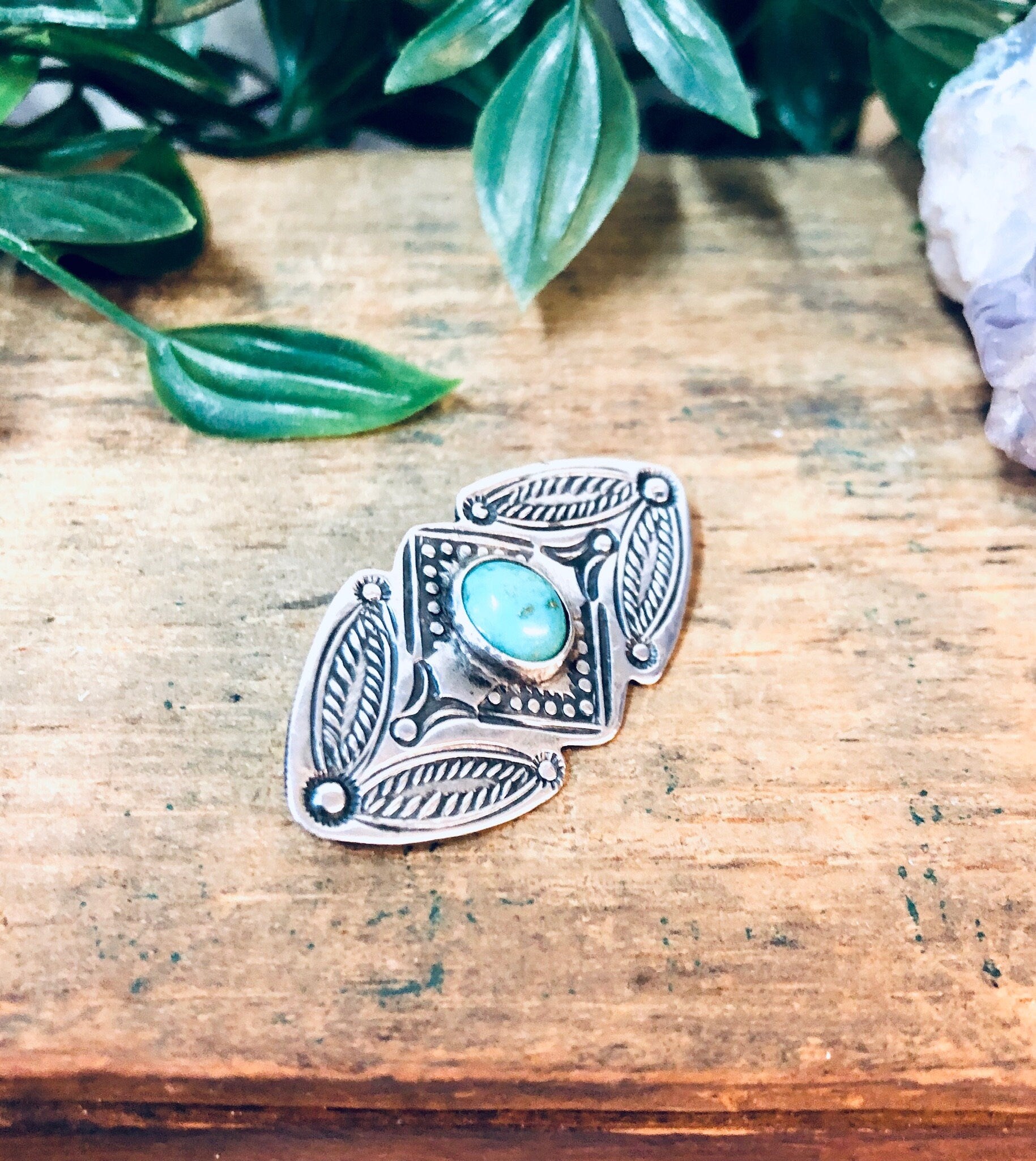 Vintage Brooch, Silver Brooch, Turquoise Brooch, Vintage Jewelry, Southwestern Brooch, Vintage Pin, Turquoise Jewelry, Bohemian Style, 925