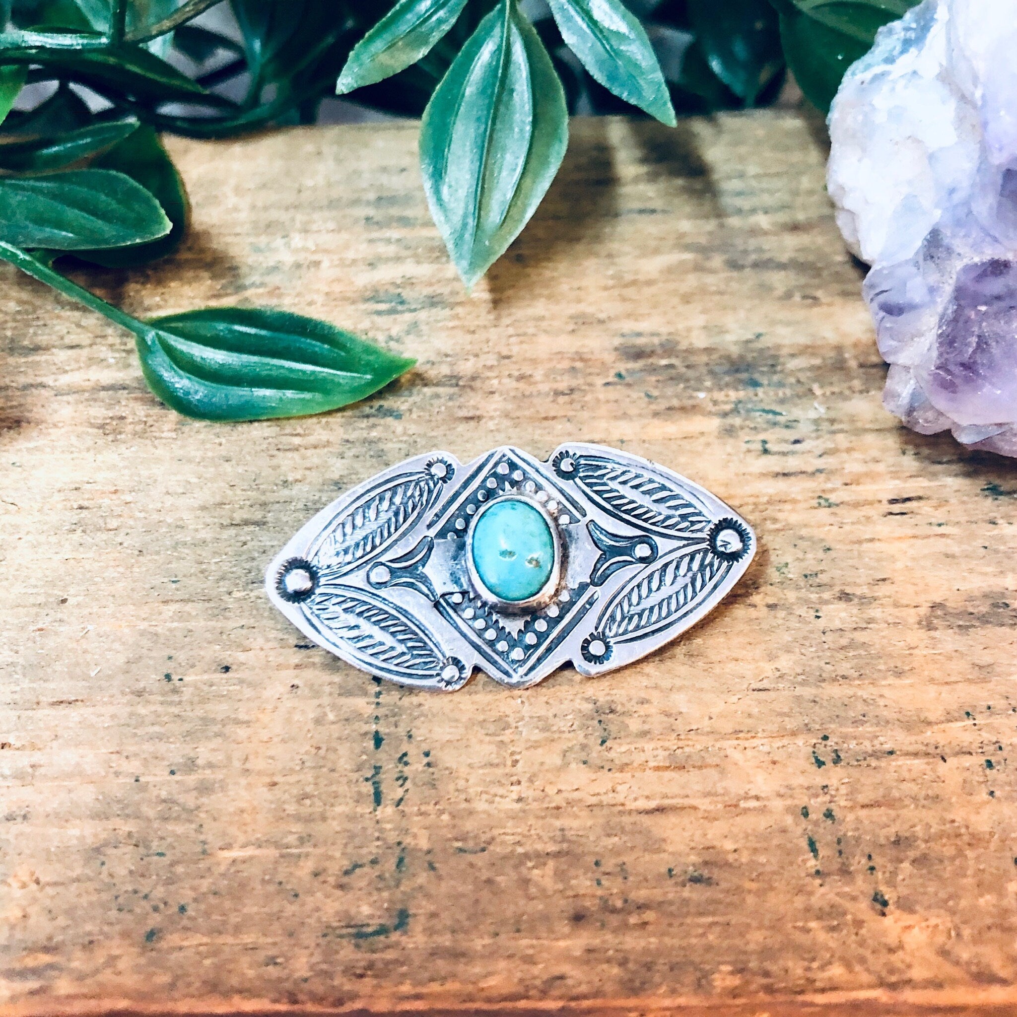 Vintage Brooch, Silver Brooch, Turquoise Brooch, Vintage Jewelry, Southwestern Brooch, Vintage Pin, Turquoise Jewelry, Bohemian Style, 925