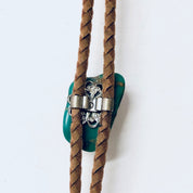 Vintage Bolo Tie, Turquoise Jewelry, Vintage Jewelry, Bolo Tie, Unique Jewelry, Statement Jewelry, Brown and Green, Southwestern Style, Blue
