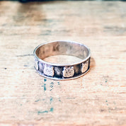 Vintage Silver Ring, Cat Ring, Kitty Cat Ring, Animal Jewelry, Unique Ring, Small Ring, Band Ring, Vintage Jewelry, Valentines Day Gift, 925
