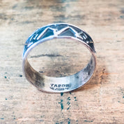 Vintage Silver Ring, Tribal Ring, Band Ring, Vintage Jewelry, Simple Ring, Valentines Day Gift, Unique Jewelry, Simple Tribal Band, 925