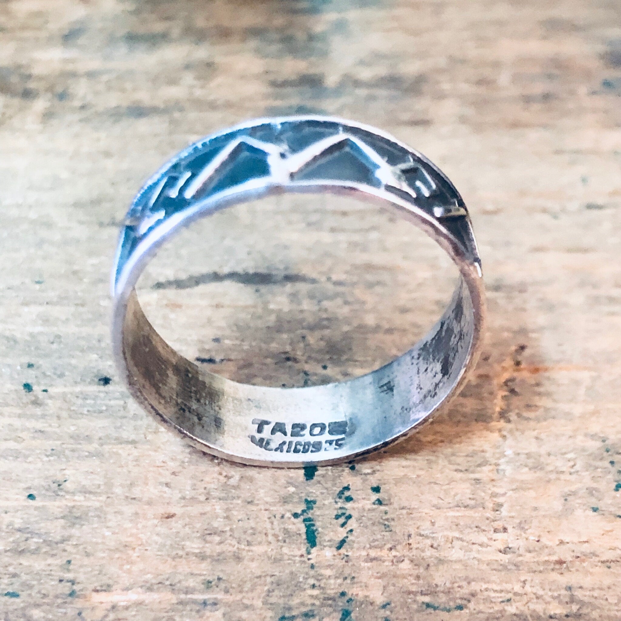 Vintage Silver Ring, Tribal Ring, Band Ring, Vintage Jewelry, Simple Ring, Valentines Day Gift, Unique Jewelry, Simple Tribal Band, 925