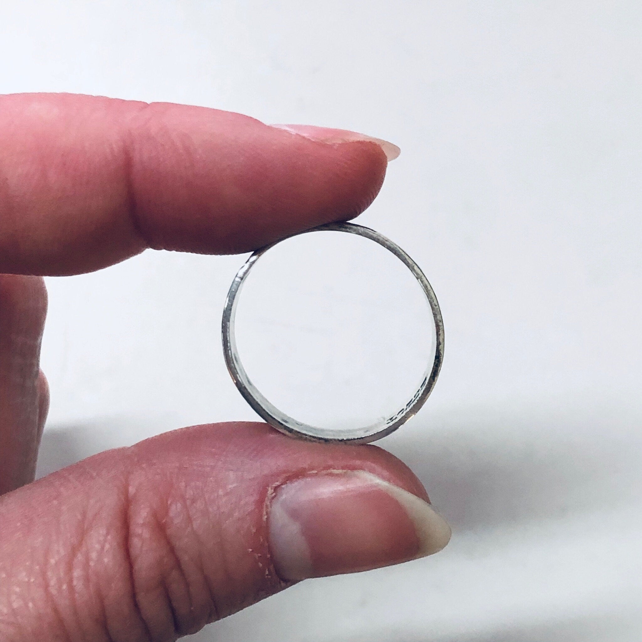 Vintage Silver Ring, Tribal Ring, Band Ring, Vintage Jewelry, Simple Ring, Valentines Day Gift, Unique Jewelry, Simple Tribal Band, 925