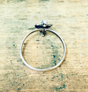 Vintage Silver Ring, Cherub Ring, Angel Ring, Vintage Jewelry, Ring with Angel, Angelic Jewelry, Valentines Day Gift, Cupid Ring, Angel, 925