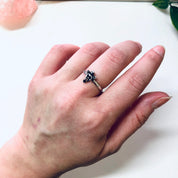 Vintage Silver Ring, Cherub Ring, Angel Ring, Vintage Jewelry, Ring with Angel, Angelic Jewelry, Valentines Day Gift, Cupid Ring, Angel, 925