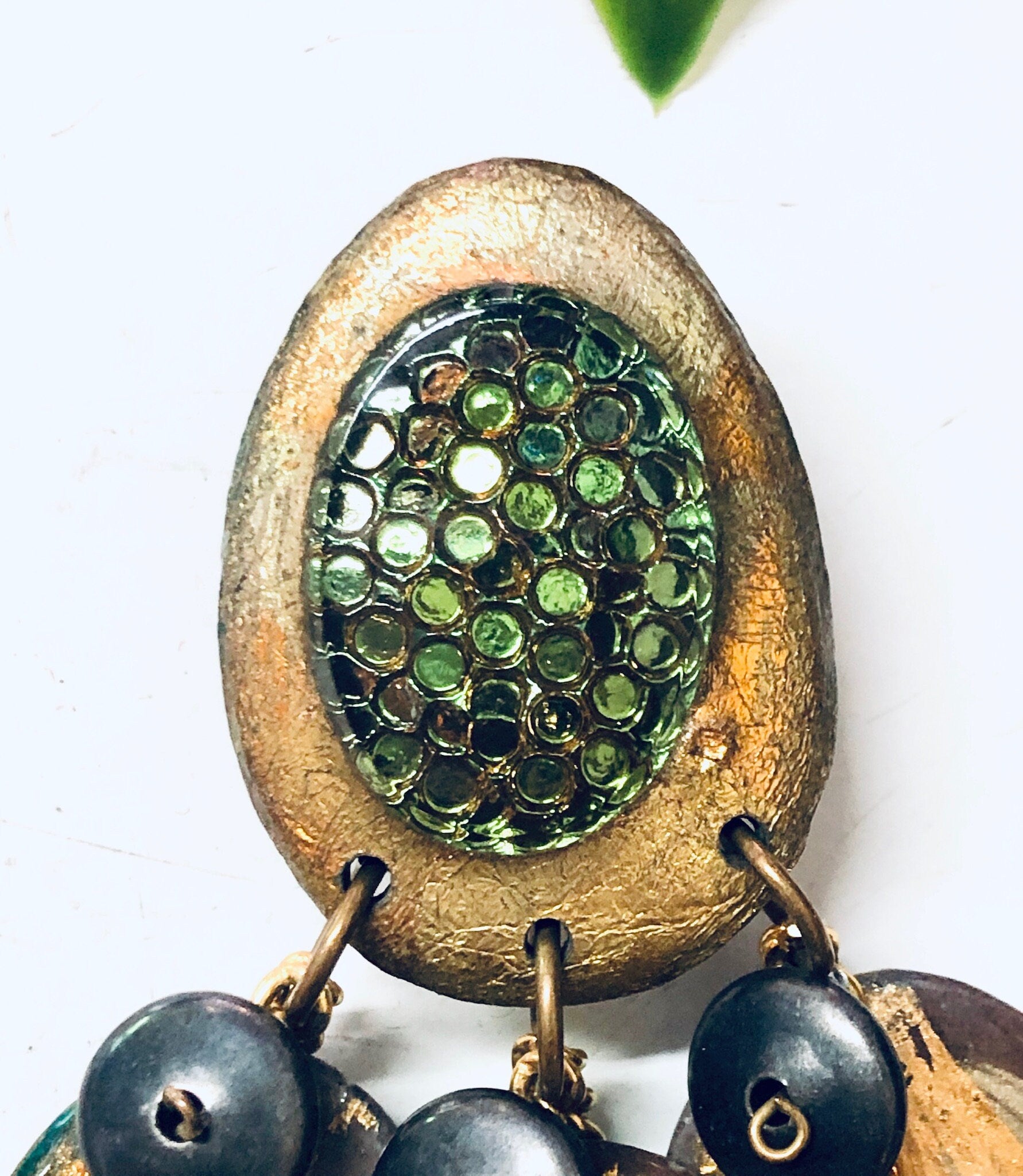 Vintage Earrings, Clip On Earrings, Statement Jewelry, Large Earrings, Fashion Jewelry, Dangle Earrings, Wooden Earrings, Glitter, Sparkle