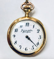 Rare Marcus And Co. 14k Gold Diamond Lapel Watch Art Nouveau, 14 Karat Gold, 14K Gold Watch, Vintage Watch, Lapel Watch, Watch Brooch, Gold