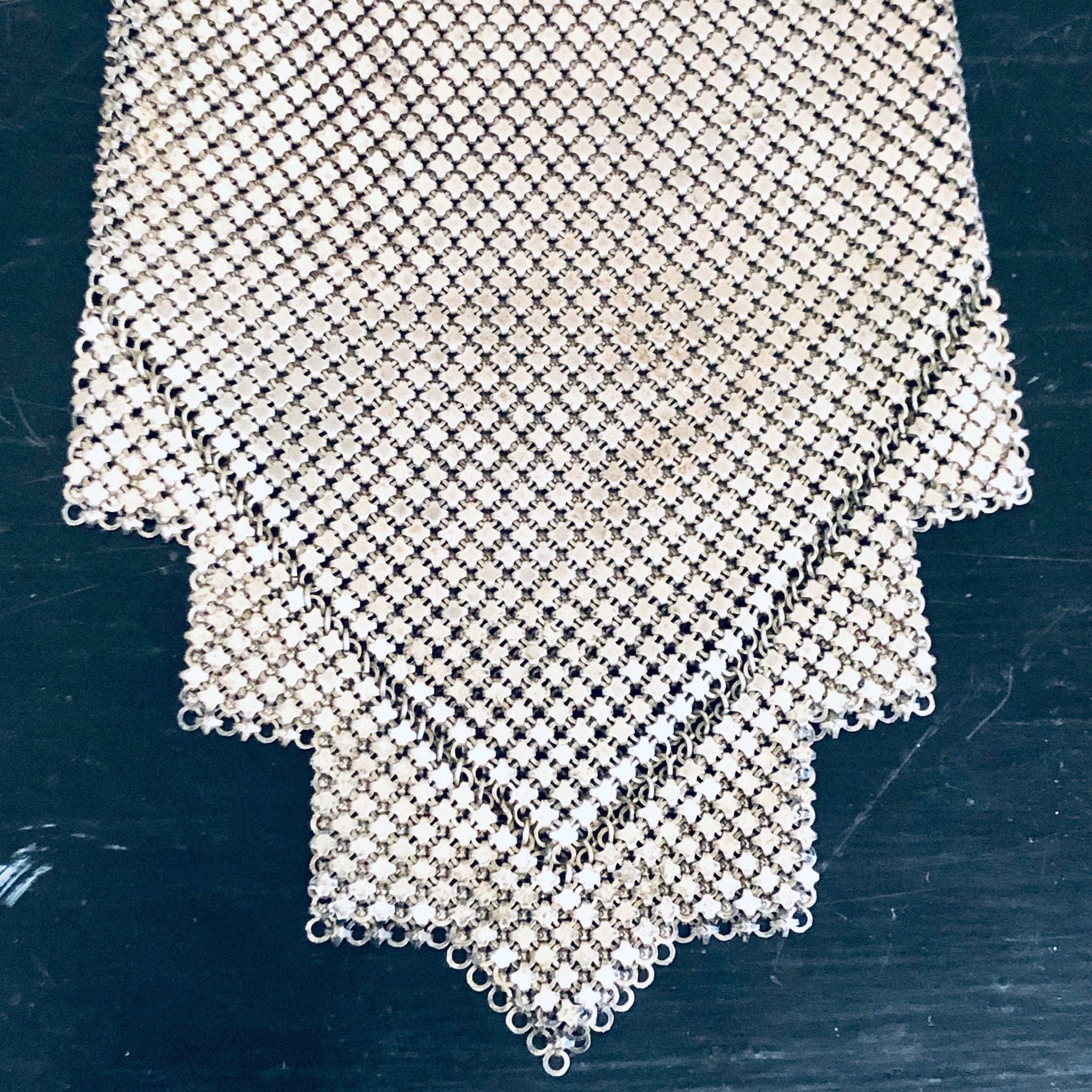 Whiting and Davis Purse, Mesh Purse, Silver Bag, Evening Bag, Whiting and Davis, Art Deco Bag, Vintage Purse, Handbag, Change Purse, Unique