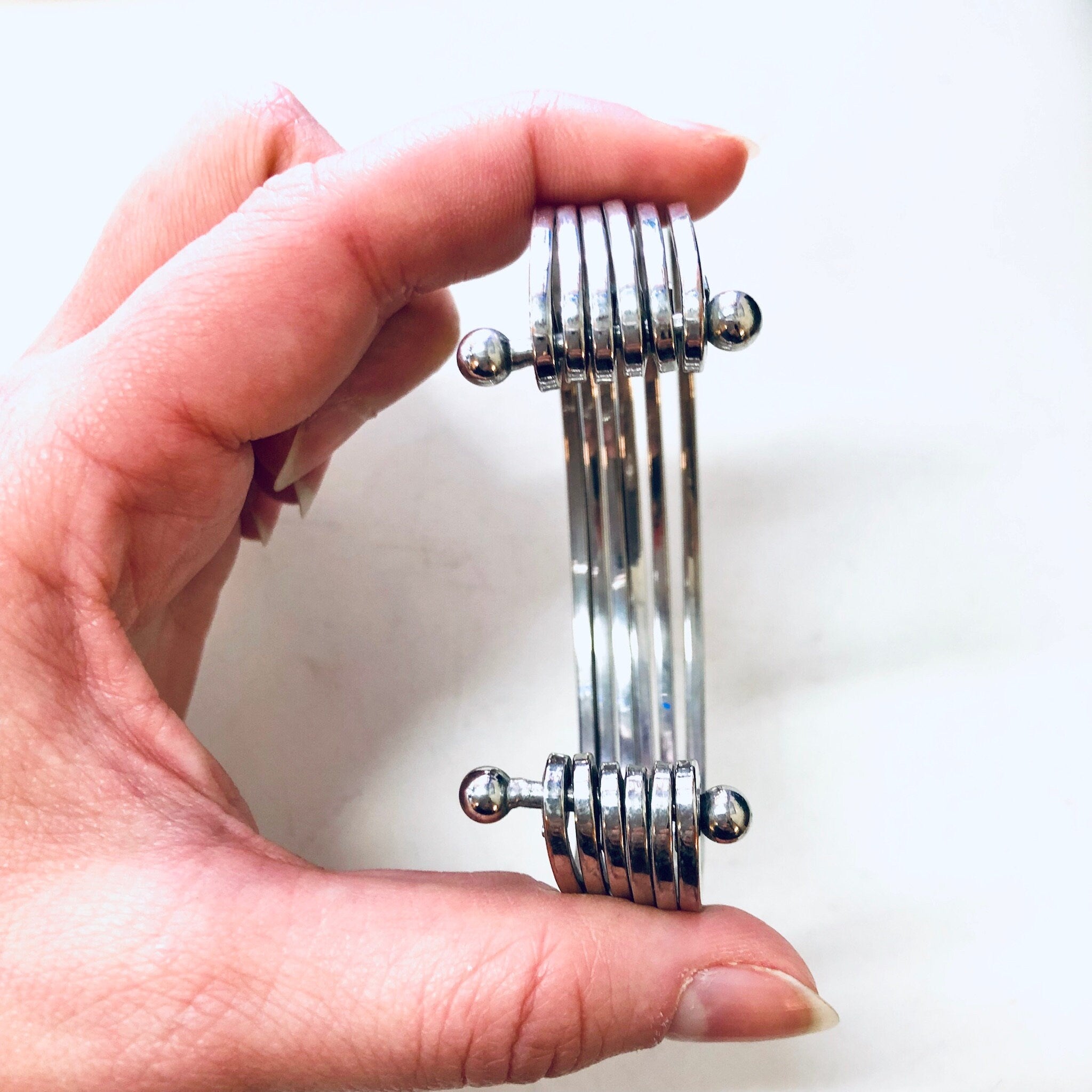 Vintage Cuff Bracelet, Silver Bracelet, Vintage Jewelry, Silver Toned Jewelry, Statement Jewelry, Valentines Day Gift, Industrial Style