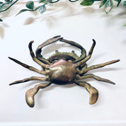 Vintage Ashtray, Crab Ashtray, Brass Crab Tray, Catch All Dish, Ring Dish, Ring Tray, Crab Decor, Brass Ashtray, Vintage Home Decor, Crabby