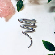Vintage Brooch, Silver Brooch, Squiggle Pin, Vintage Pin, Vintage Jewelry, Sterling Silver, Abstract Jewelry, Line Design, Valentines Day