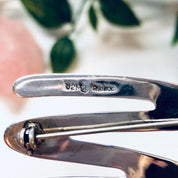 Vintage Brooch, Silver Brooch, Squiggle Pin, Vintage Pin, Vintage Jewelry, Sterling Silver, Abstract Jewelry, Line Design, Valentines Day