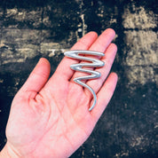 Vintage Brooch, Silver Brooch, Squiggle Pin, Vintage Pin, Vintage Jewelry, Sterling Silver, Abstract Jewelry, Line Design, Valentines Day