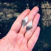 Vintage Silver Earrings, Wing Earrings, Small earrings, Pierced Ears, Vintage Jewelry, Valentines Day Gift, Cute Wing Earrings, Feathers,