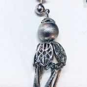 Vintage Earrings, Silver Earrings, Dangle Earrings, Pierced Ears, Unique Jewelry, Vintage Jewelry, Valentines Day Gift, Ornate Jewelry, Gift