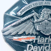 Vintage Belt Buckle, Harley Davidson Buckle, Eagle Belt Buckle, Vintage Accessories, Collectible Harley Buckle, Biker Buckle, Biker Gear