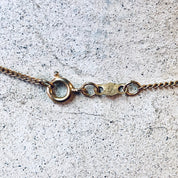 Vintage Necklace, Charm Necklace, Elephant Necklace, Small Necklace, Vintage Jewelry, Elephant Jewelry, Valentines Day Gift, Gold Toned