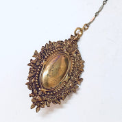 Vintage Brooch, Gold Toned Brooch, Victorian Jewelry, Unique Jewelry, Vintage Jewelry, Vintage Pin, Large Brooch, Valentines Day Gift, Gold