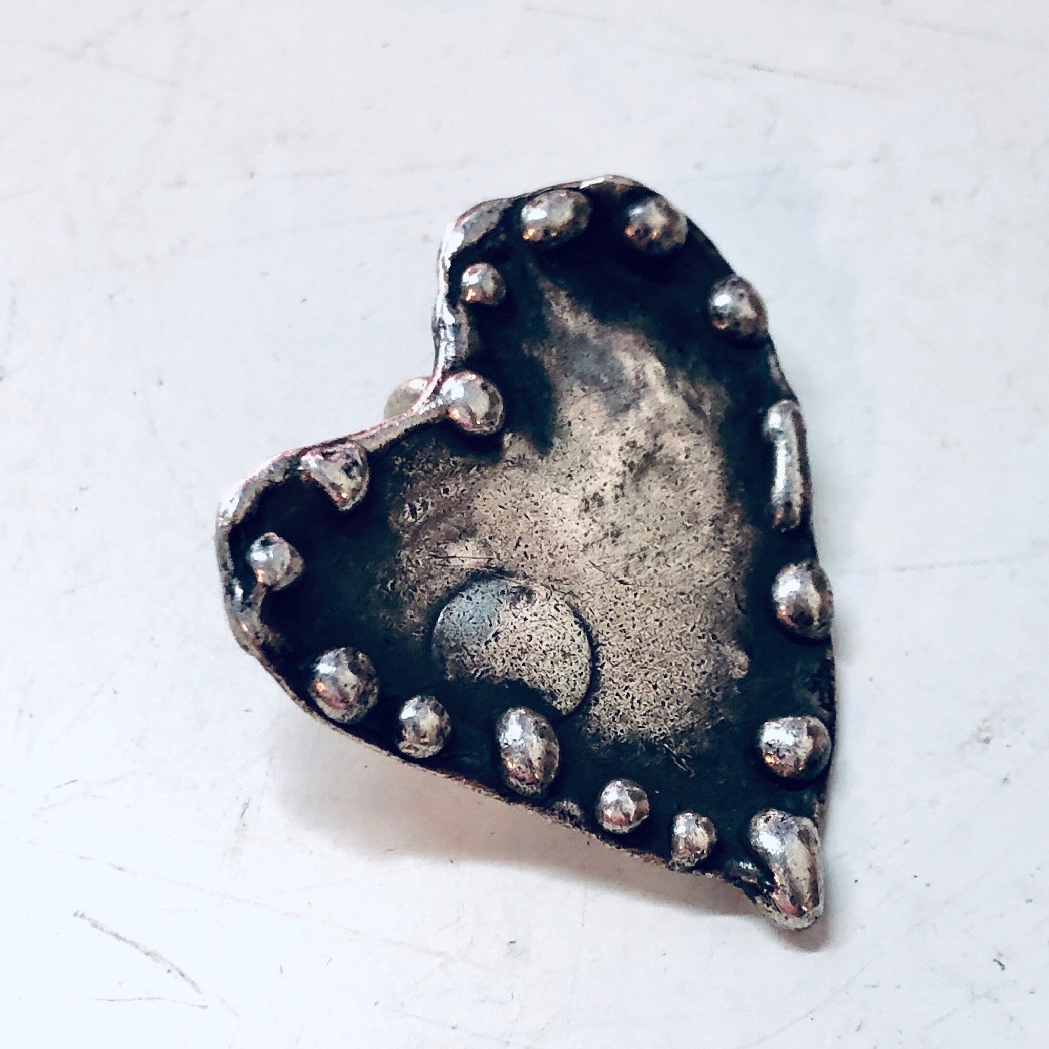 Vintage Heart Pendant, Heart Jewelry, Valentines Day Gift, Vintage Jewelry, Pendant, Vintage Necklace, Heart Shaped Jewelry, 925, Silver