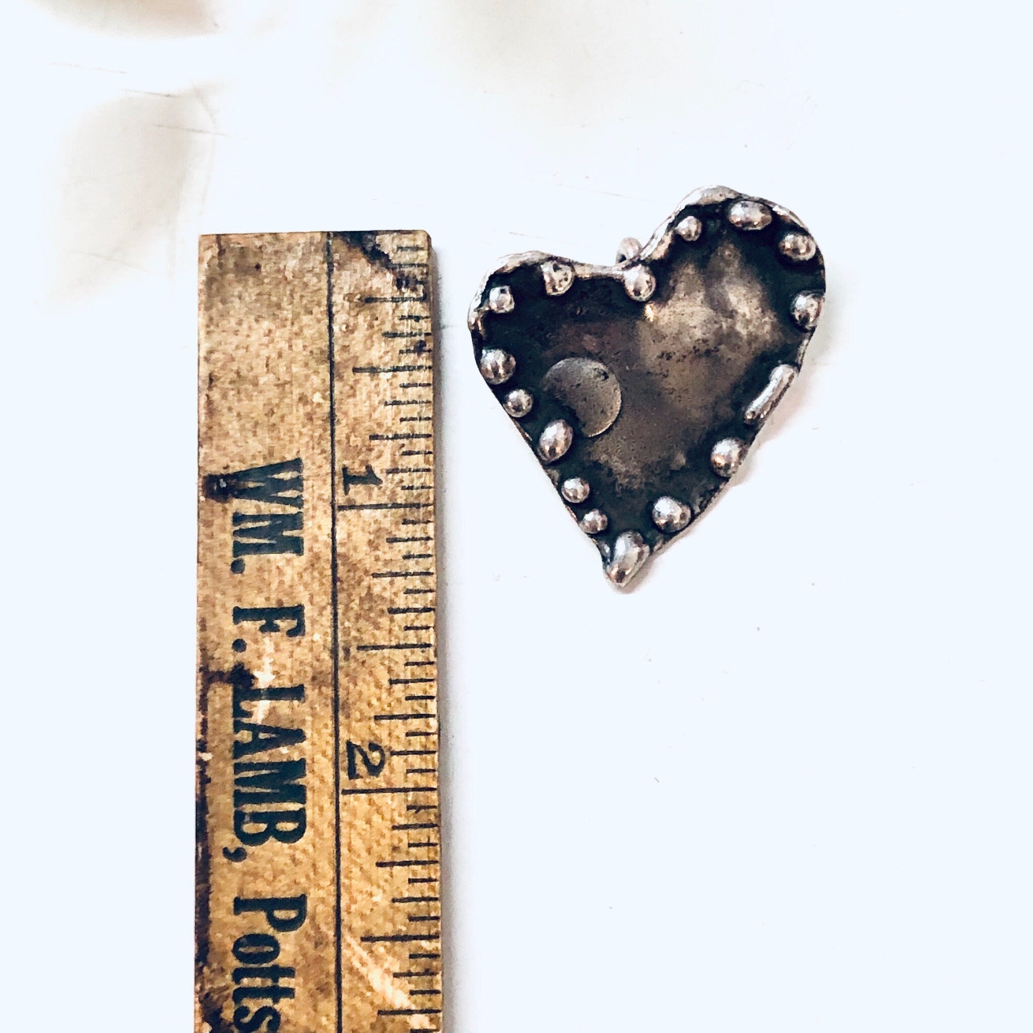 Vintage Heart Pendant, Heart Jewelry, Valentines Day Gift, Vintage Jewelry, Pendant, Vintage Necklace, Heart Shaped Jewelry, 925, Silver