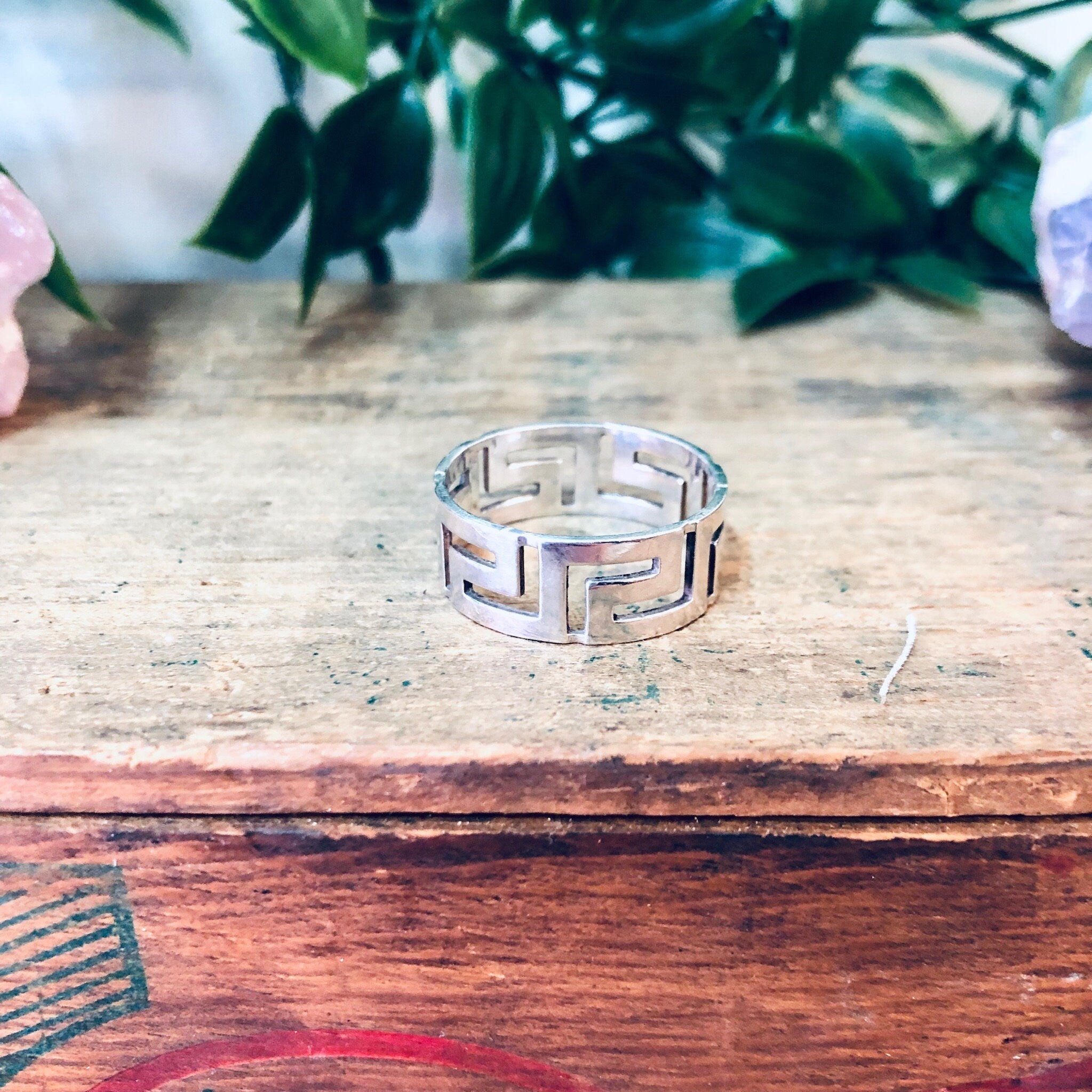 Vintage Silver Ring, Cut Out Ring, Unique Jewelry, Vintage Jewelry, Sterling Silver, Band Ring, Thick Band Ring, Simple Ring, Minimal Design