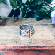 Vintage Silver Ring, Taxco Ring, Taxco Jewelry, Band Ring, Wide Band Ring, Unique Ring, Vintage Jewelry, Thick Band Ring, 925 Ring