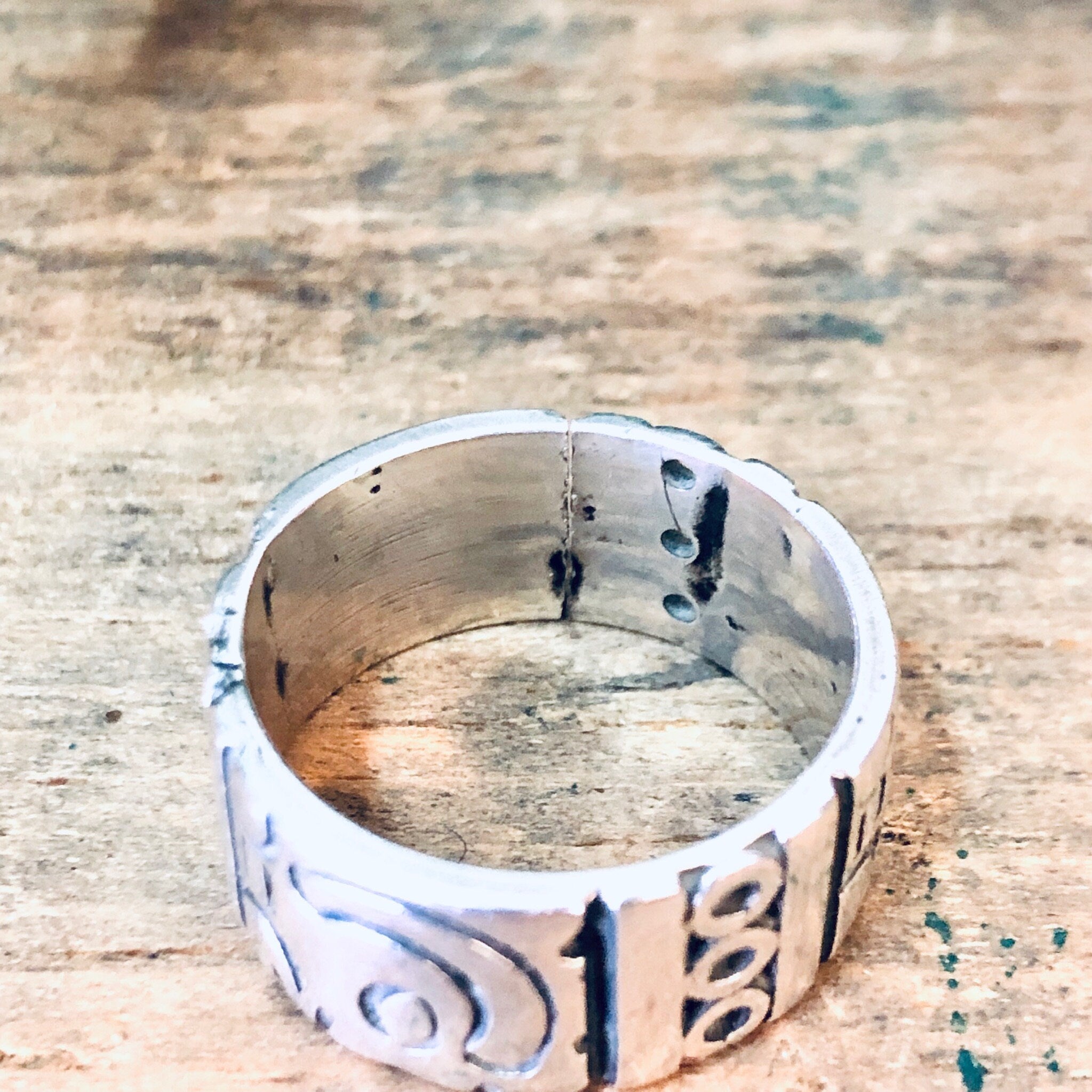 Vintage Silver Ring, Taxco Ring, Taxco Jewelry, Band Ring, Wide Band Ring, Unique Ring, Vintage Jewelry, Thick Band Ring, 925 Ring