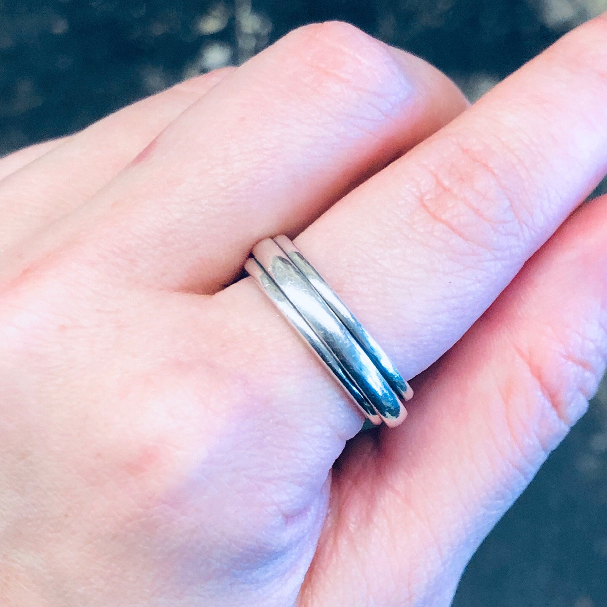 Vintage Silver Ring, Spinner Ring, Meditation Ring, Thumb Ring, Vintage Jewelry, Spinner Jewelry, Ring for Anxiety, 925 Ring, Large Ring
